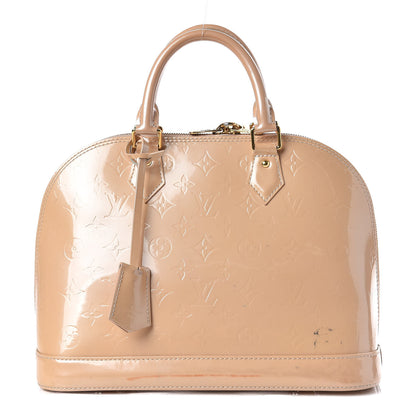 Louis Vuitton Vernis Alma PM Dune 1 of 17