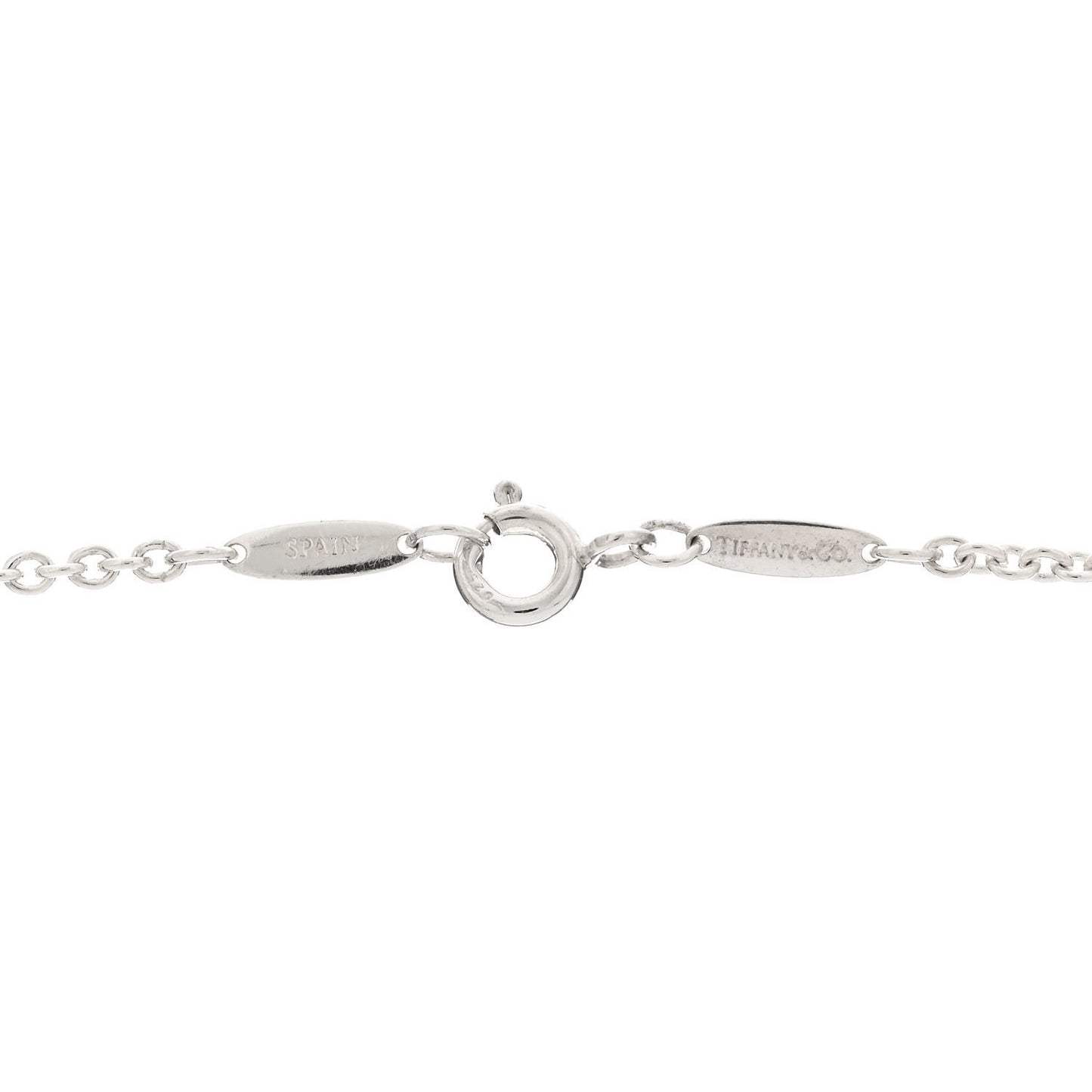 Sterling Silver Elsa Peretti Open Heart Lariat Necklace