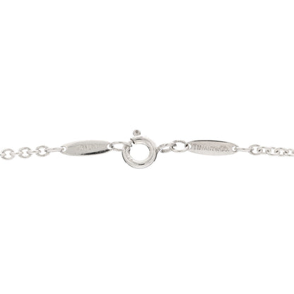 Tiffany Sterling Silver Elsa Peretti Open Heart Lariat Necklace 4 of 5