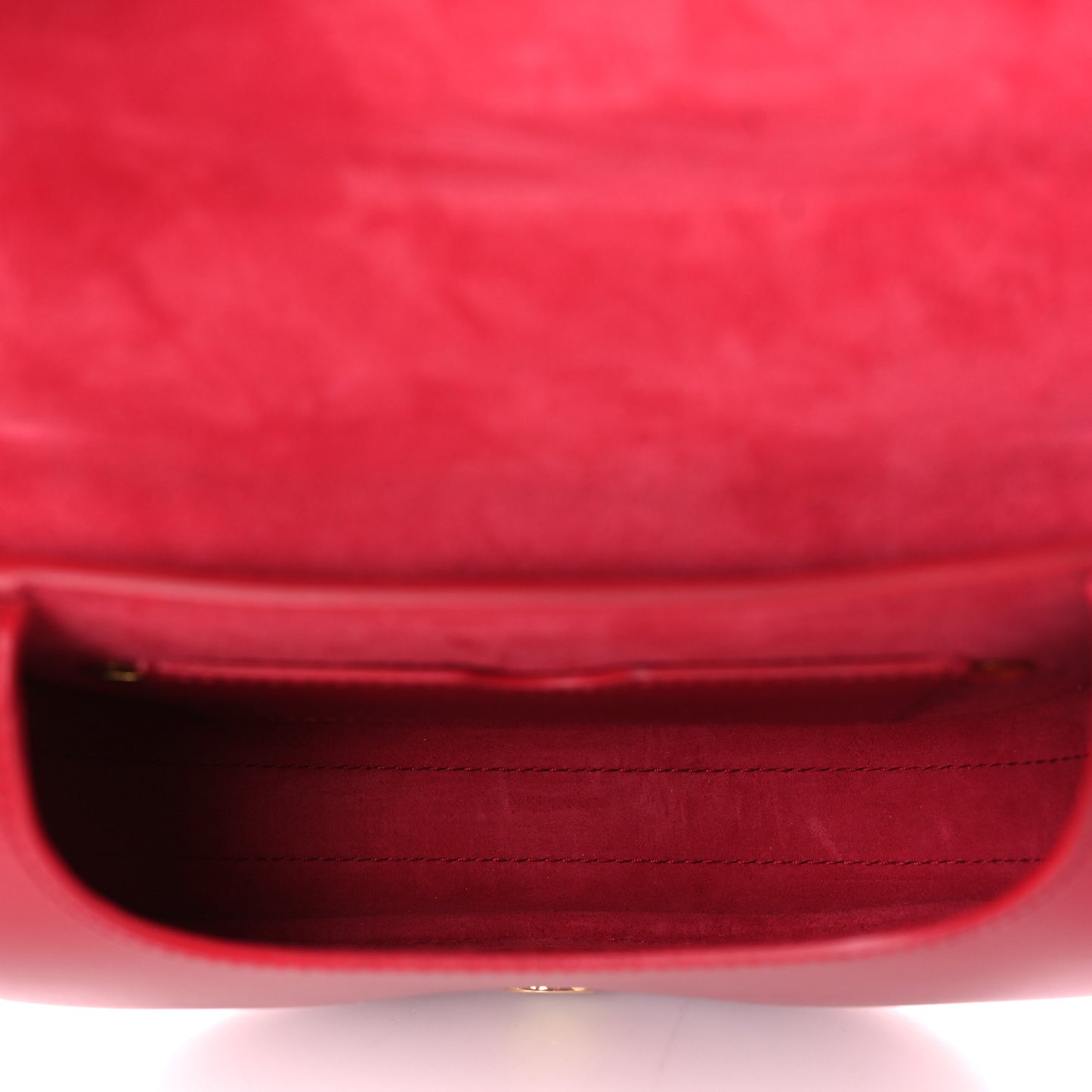 Box Calfskin Small Bobby Flap Red