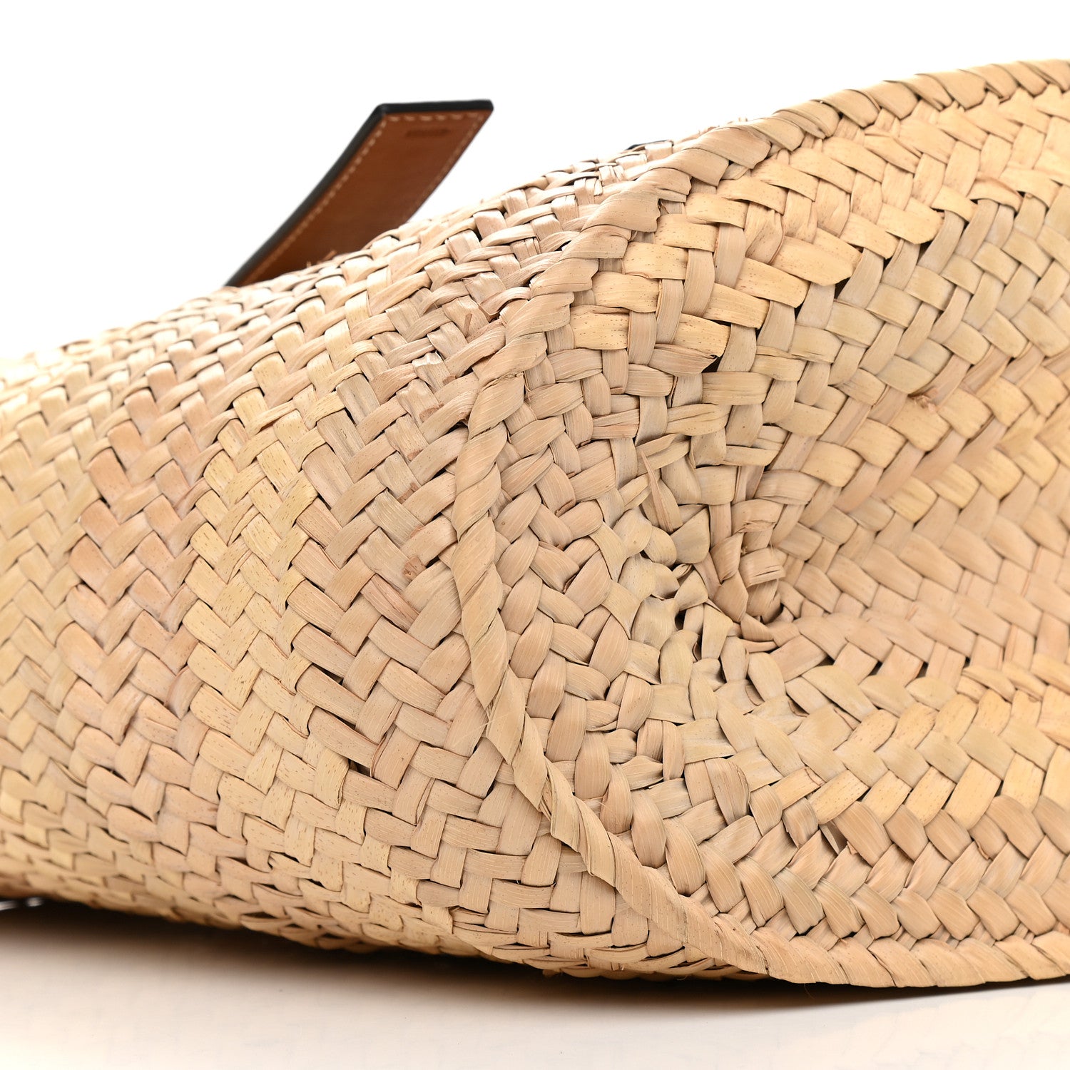 Loewe Raffia Basket Tote Bag Natural Tan 6 of 8