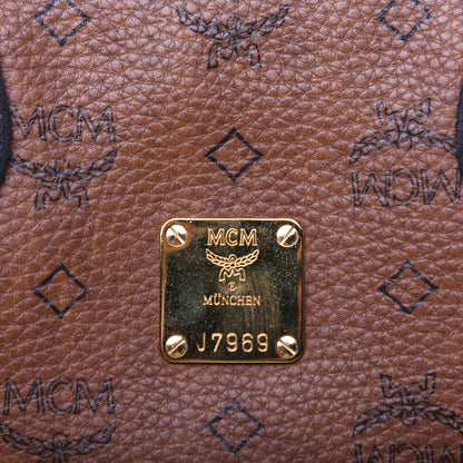 MCM Visetos Dog Bone Shopper Tote Brown 9 of 22