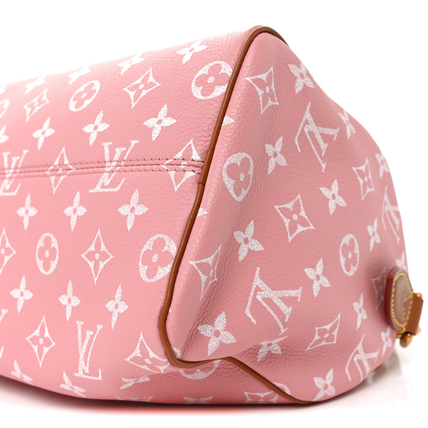 Calfskin Monogram Speedy P9 Bandouliere 25 Pink Sakura