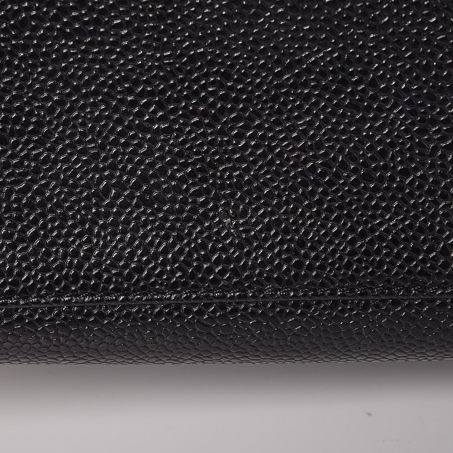 Chanel Caviar CC Large Cosmetic Case Black 8 of 9