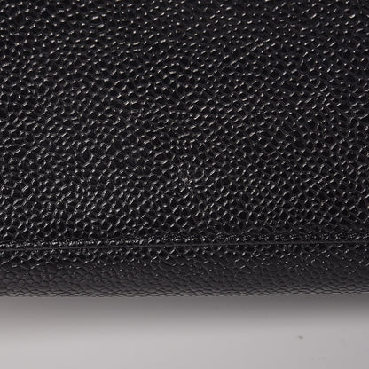 Chanel Caviar CC Large Cosmetic Case Black 8 of 9