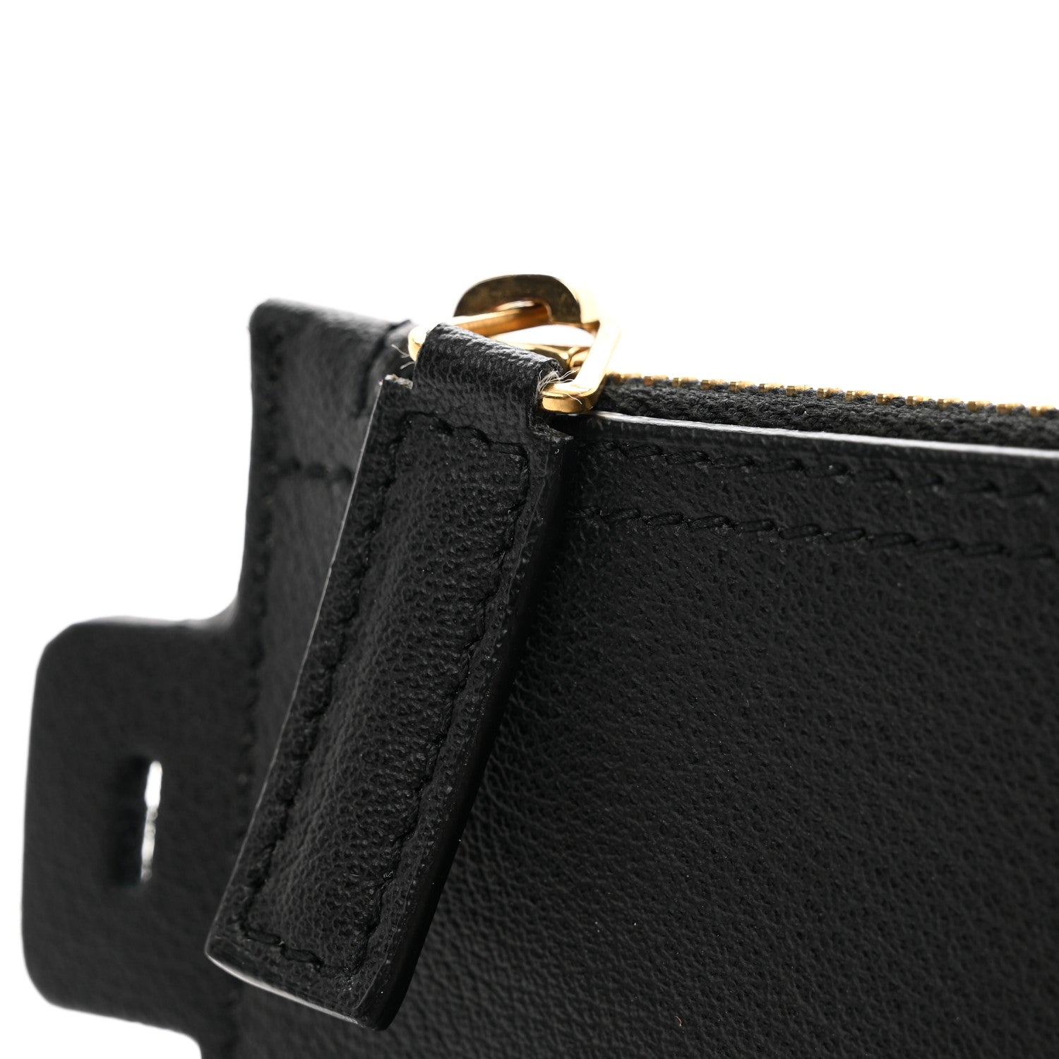 Saint Laurent Calfskin North-South Shopping Tote Pouch Black 7 of 7