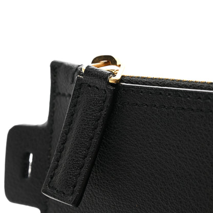Saint Laurent Calfskin North-South Shopping Tote Pouch Black 7 of 7