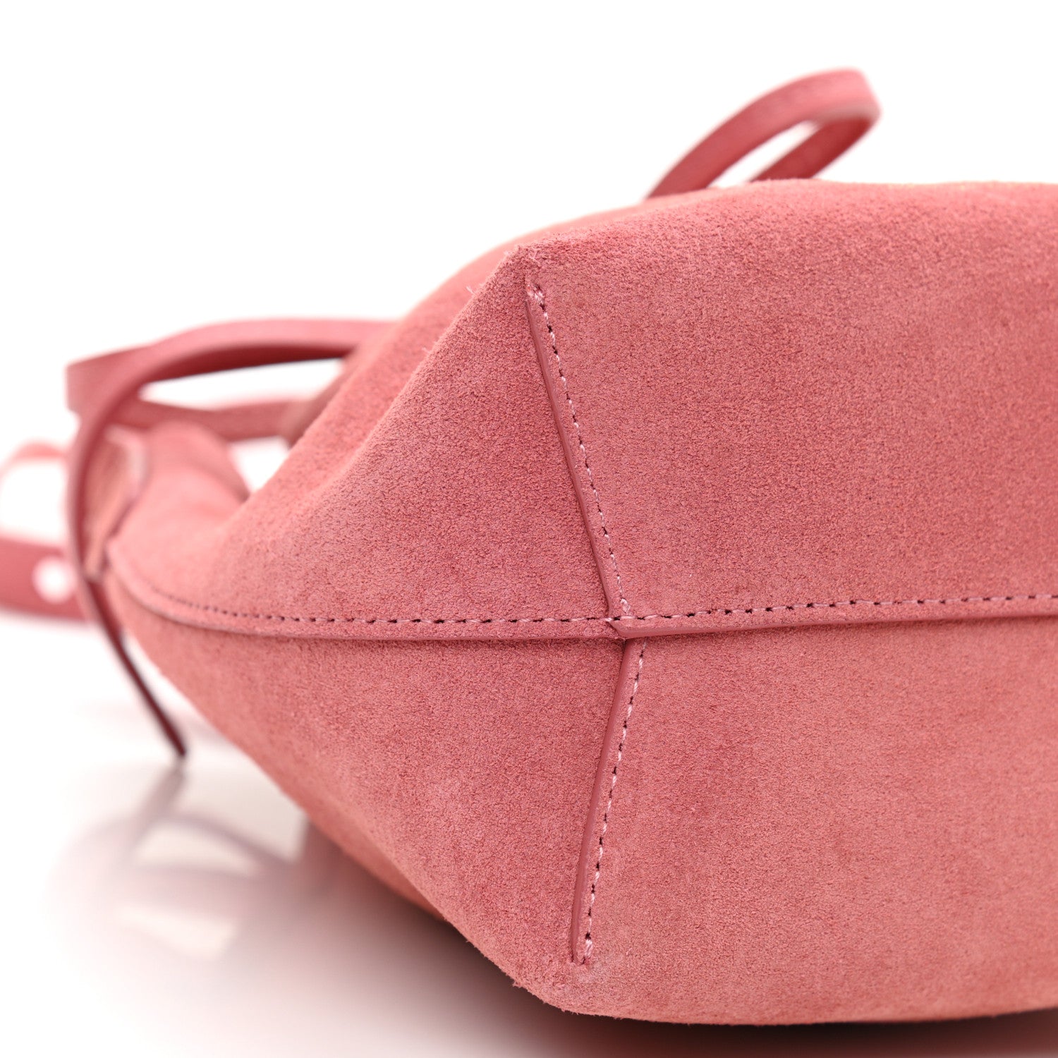 Mansur Gavriel Suede Mini Mini Bucket Bag Blush 7 of 8