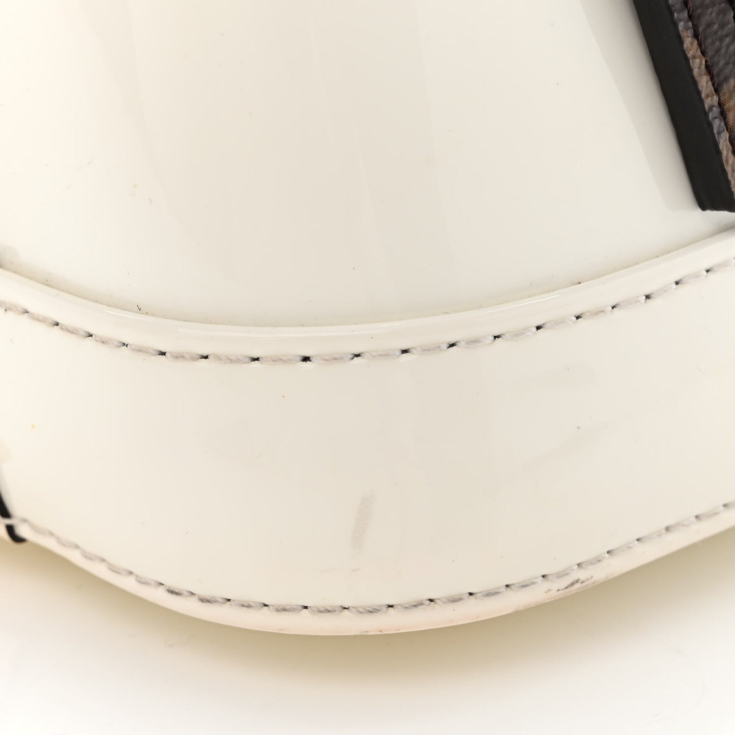 Patent Monogram Alma BB White