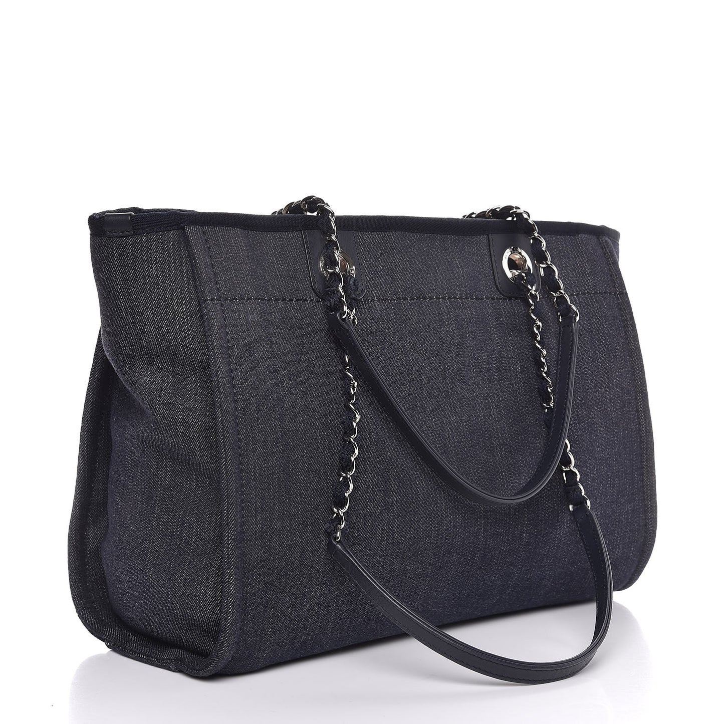 Denim Small Deauville Tote Dark Blue