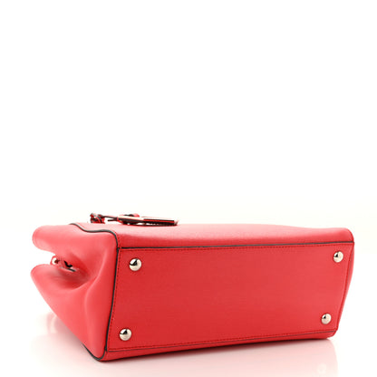 Fendi Vitello Elite Petite 2Jours Tote Papavero 3 of 10