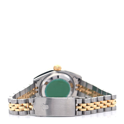 Rolex Stainless Steel 18K Yellow Gold Mother of Pearl 26mm Oyster Perpetual Datejust Watch Champagne 79173 7 of 9