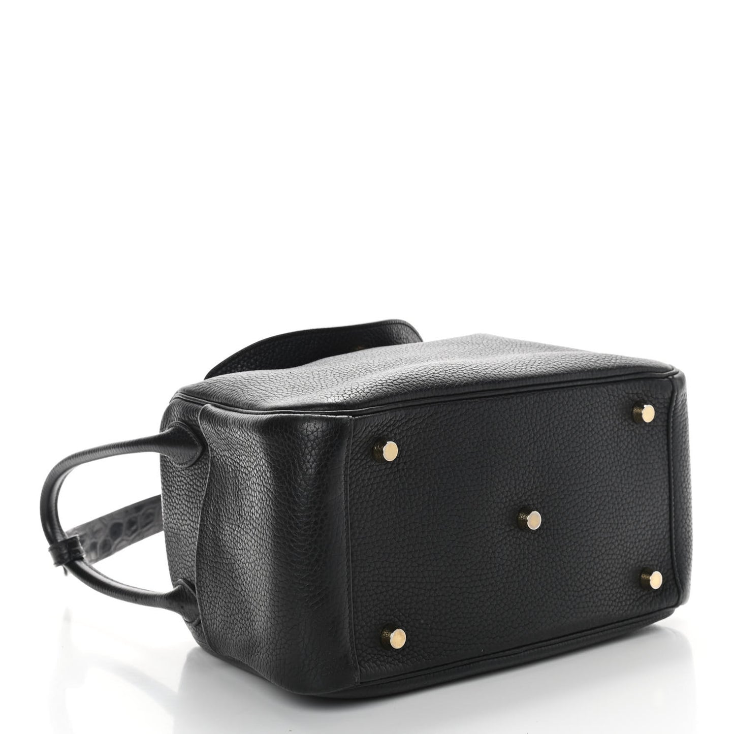Togo Matte Niloticus Crocodile Touch Lindy 26 Black