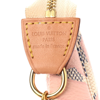Louis Vuitton Damier Azur Tahitienne Mini Pochette Accessories 7 of 8
