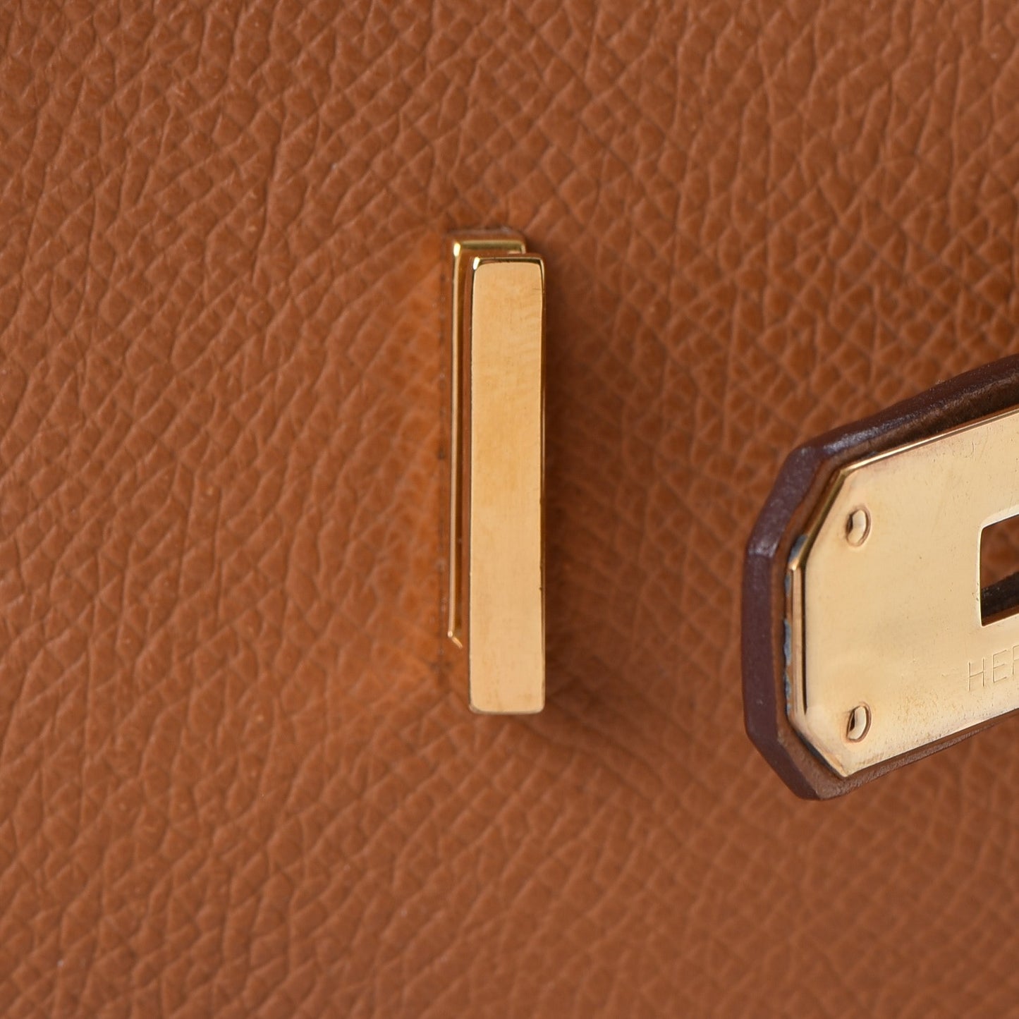 Epsom Birkin 35 Gold