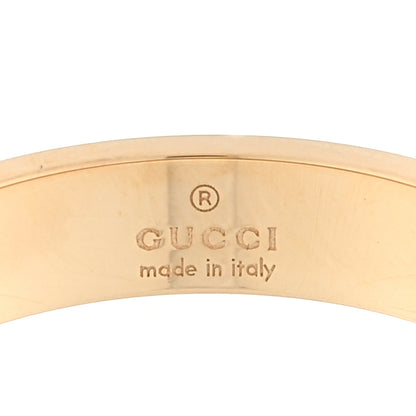 Gucci 18K Yellow Gold 4mm Icon Thin Band Ring 56 7.5 4 of 5