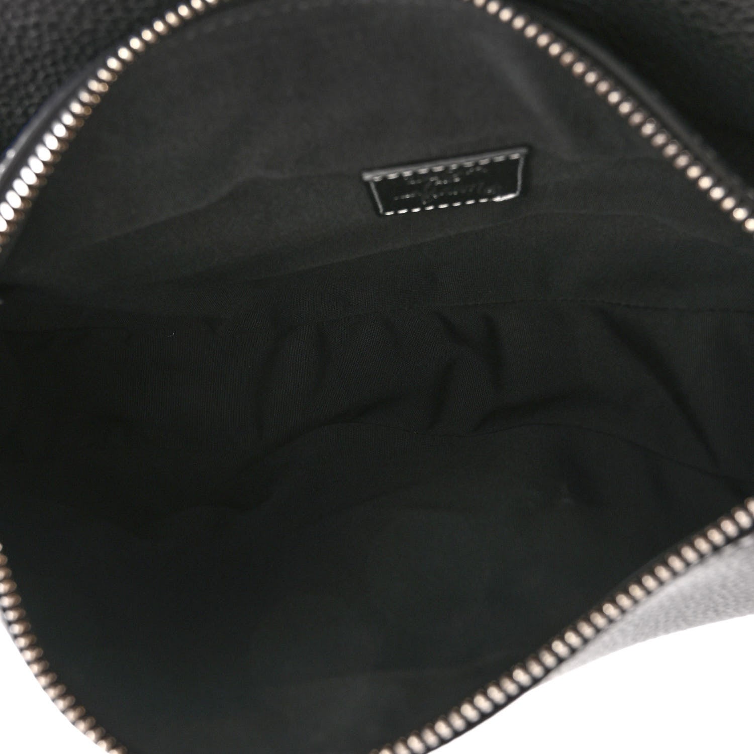 Christian Dior X SHAWN STUSSY Grained Calfskin Bee Saddle Bag Black 5 of 9