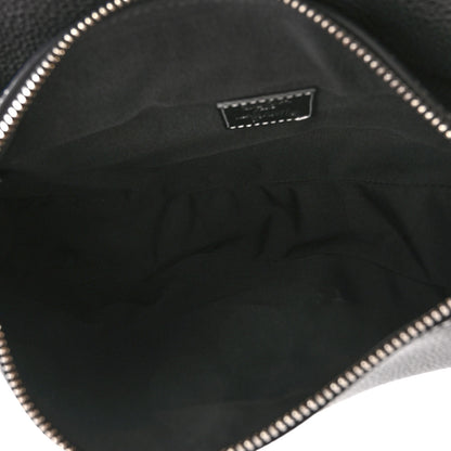 Christian Dior X SHAWN STUSSY Grained Calfskin Bee Saddle Bag Black 5 of 9