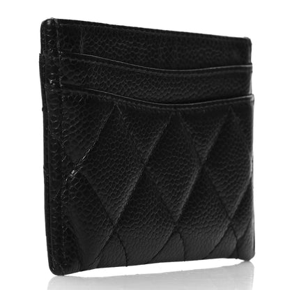 Chanel Caviar Quilted Card Holder Black 3 of 9