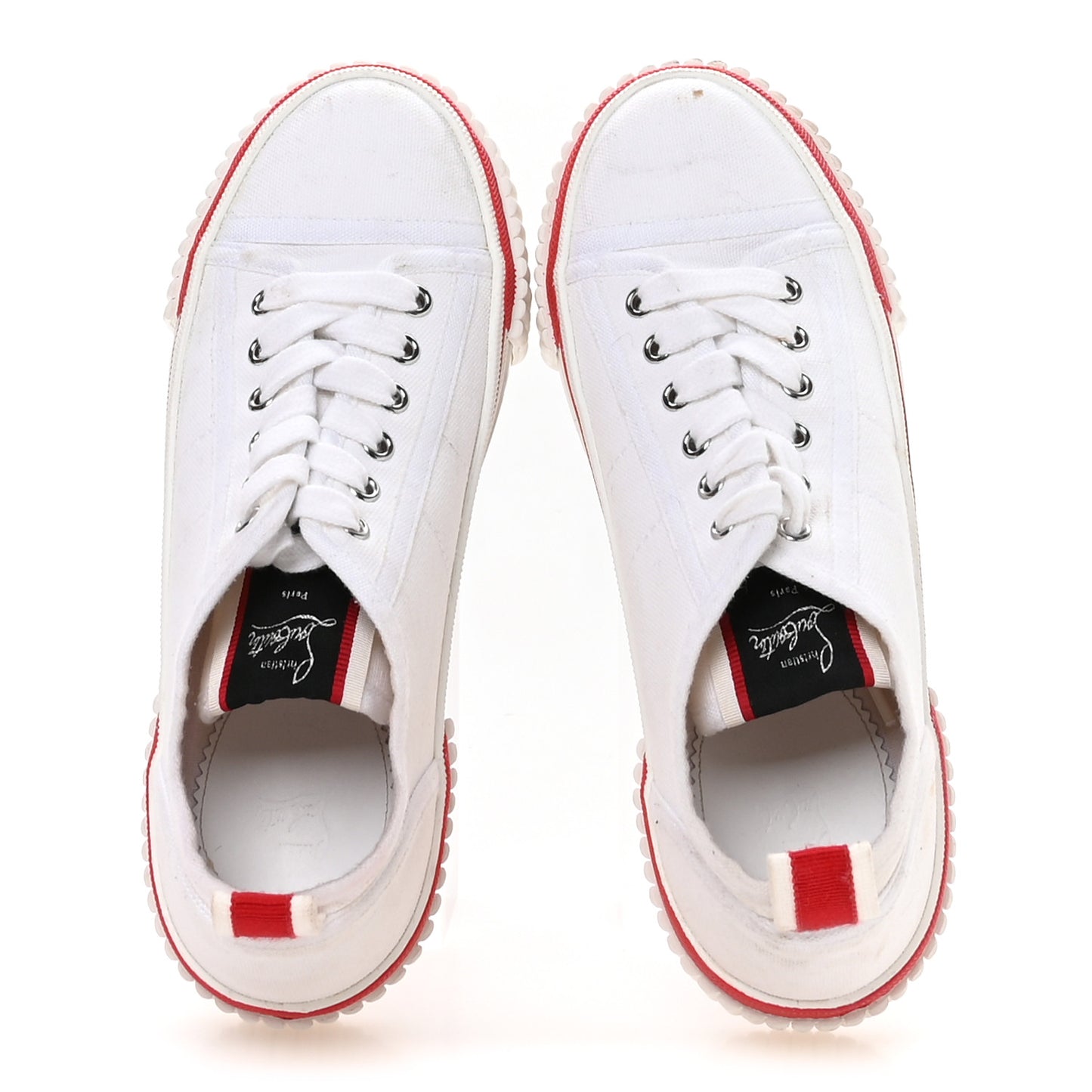 Canvas Pedro Womens Flat Sneakers 37.5 White