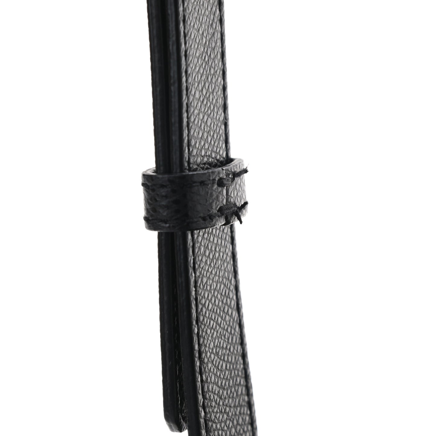Textured Calfskin Medium Classic Monogram Universite Bag Black