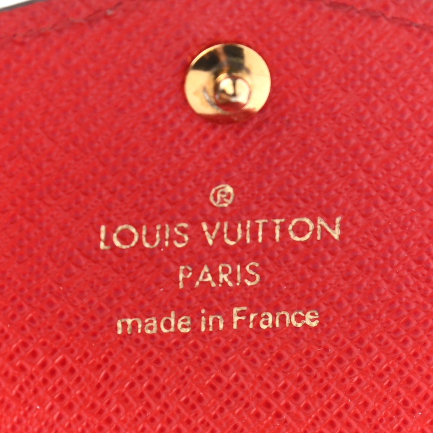 Monogram Sarah Multicartes Coquelicot