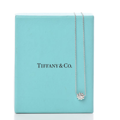 Tiffany 18K White Gold Diamond Paloma Picasso Jolie Flower Necklace 7 of 7