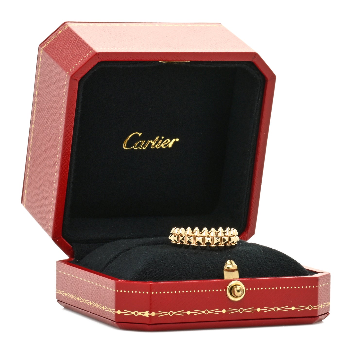 18K Pink Gold SM Clash De Cartier Ring 52 6