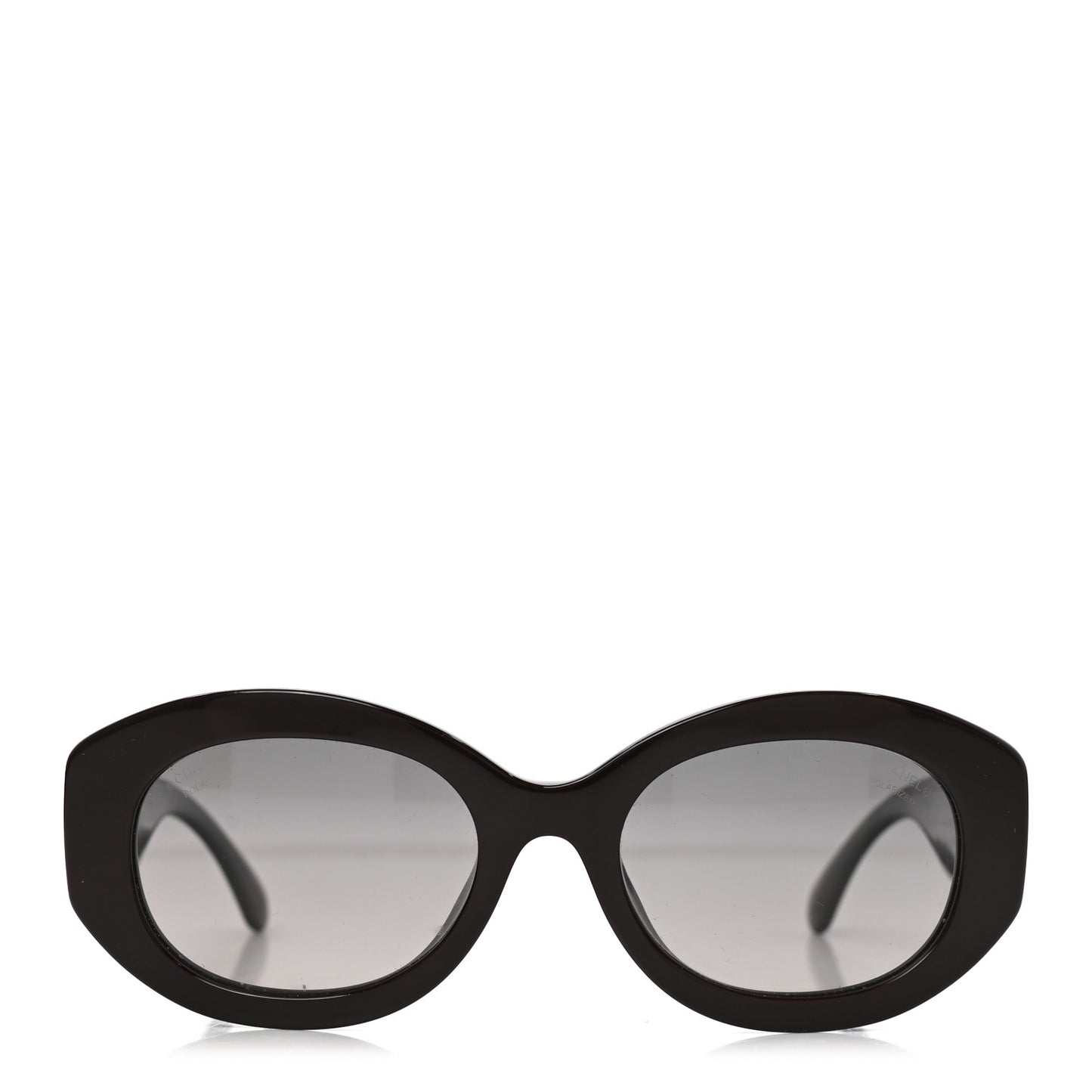 Acetate Nyon Oval CC Sunglasses 5528 Burgundy