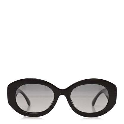 Chanel Acetate Nyon Oval CC Sunglasses 5528 Burgundy 2 of 7