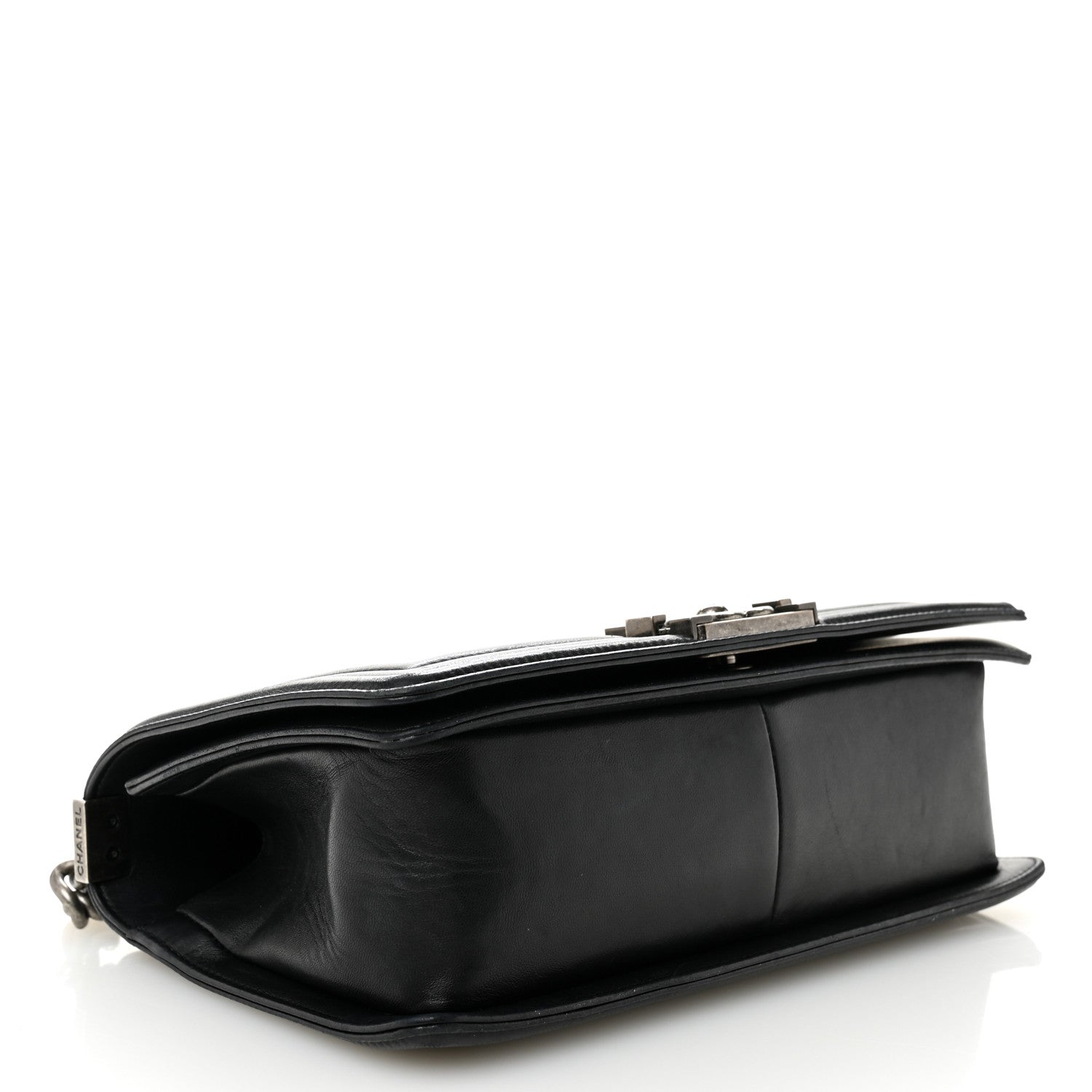 Chanel Lambskin Quilted Medium Boy Flap Black 4 of 10