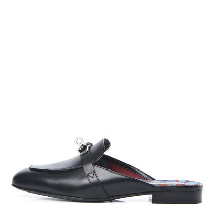 Hermes Calfskin Oz Mules 35.5 Black 1 of 8