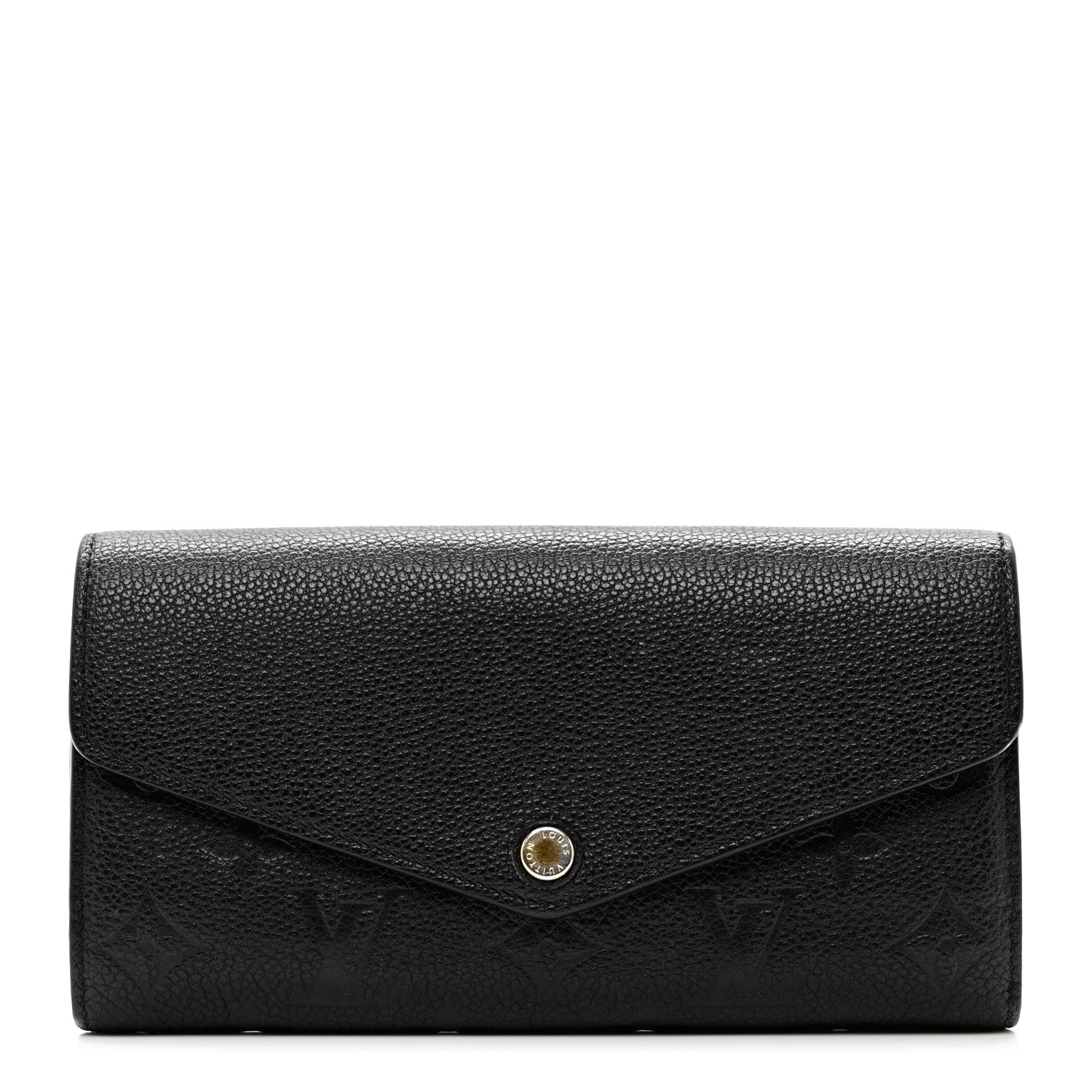 Louis Vuitton Empreinte Sarah Wallet NM Black 1 of 8