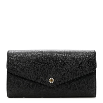 Louis Vuitton Empreinte Sarah Wallet NM Black 1 of 8