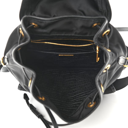Prada Tessuto Nylon Vitello Backpack Black 7 of 10