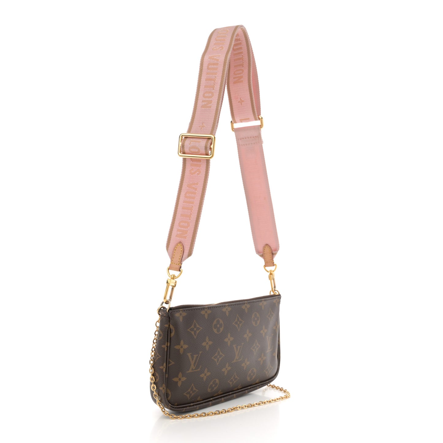 Monogram Multi Pochette Accessories Rose Clair