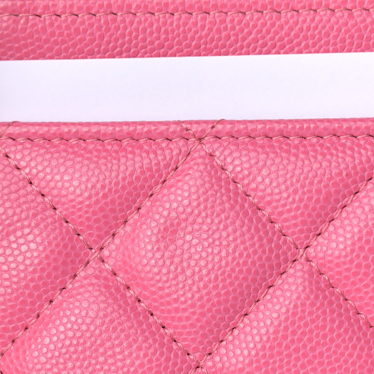 Chanel Caviar Quilted Wallet on Chain WOC Pink 11 of 11