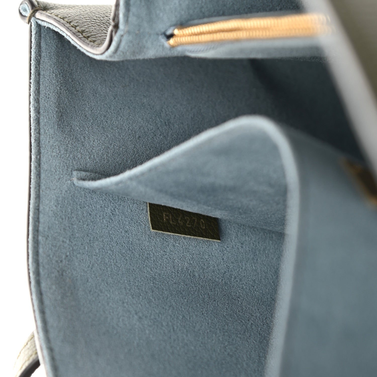Louis Vuitton Grained Calfskin Lockme Shopper Kaki 7 of 12
