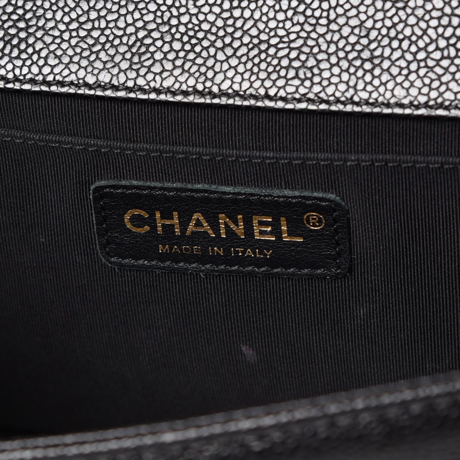 Chanel Caviar Quilted Medium Boy Flap Black 6 of 9