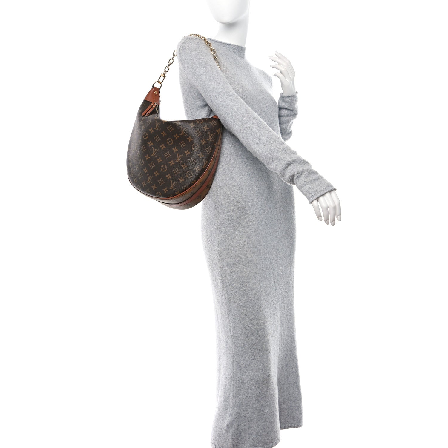 Louis Vuitton Reverse Monogram Loop Hobo 2 of 9