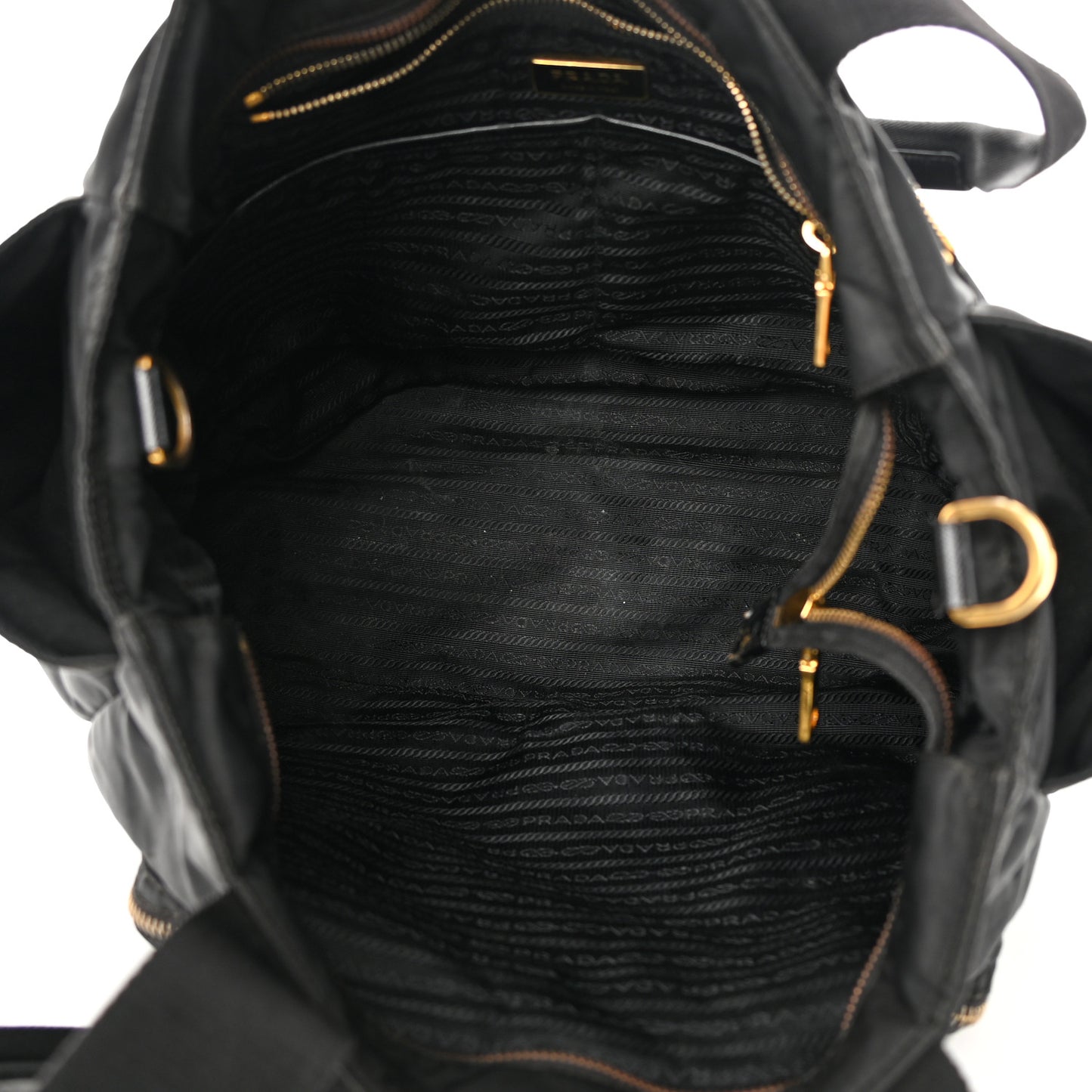 Nylon Vela Baby Bag Black