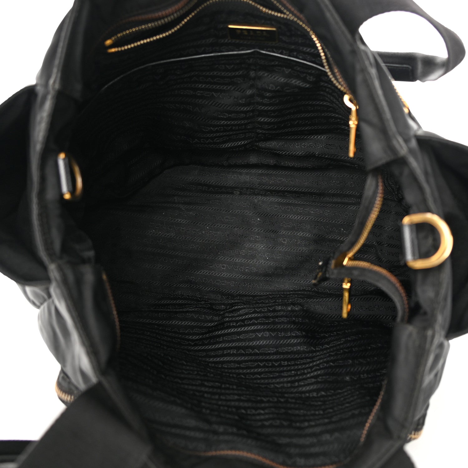Prada Nylon Vela Baby Bag Black 5 of 20