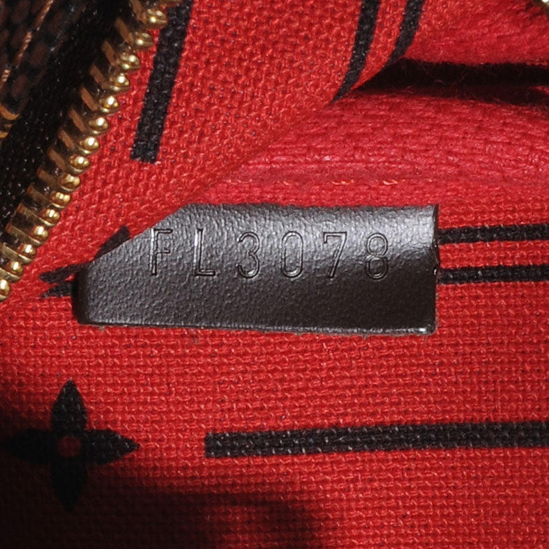 Louis Vuitton Damier Ebene Complice Trunks and Bags Mini Pochette Accessories Red 6 of 7