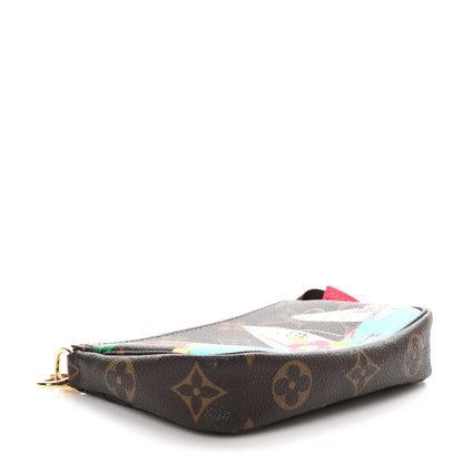 Louis Vuitton Monogram 2023 Christmas Animation Sailing Pochette Accessories Dragon Fruit Pink 4 of 10
