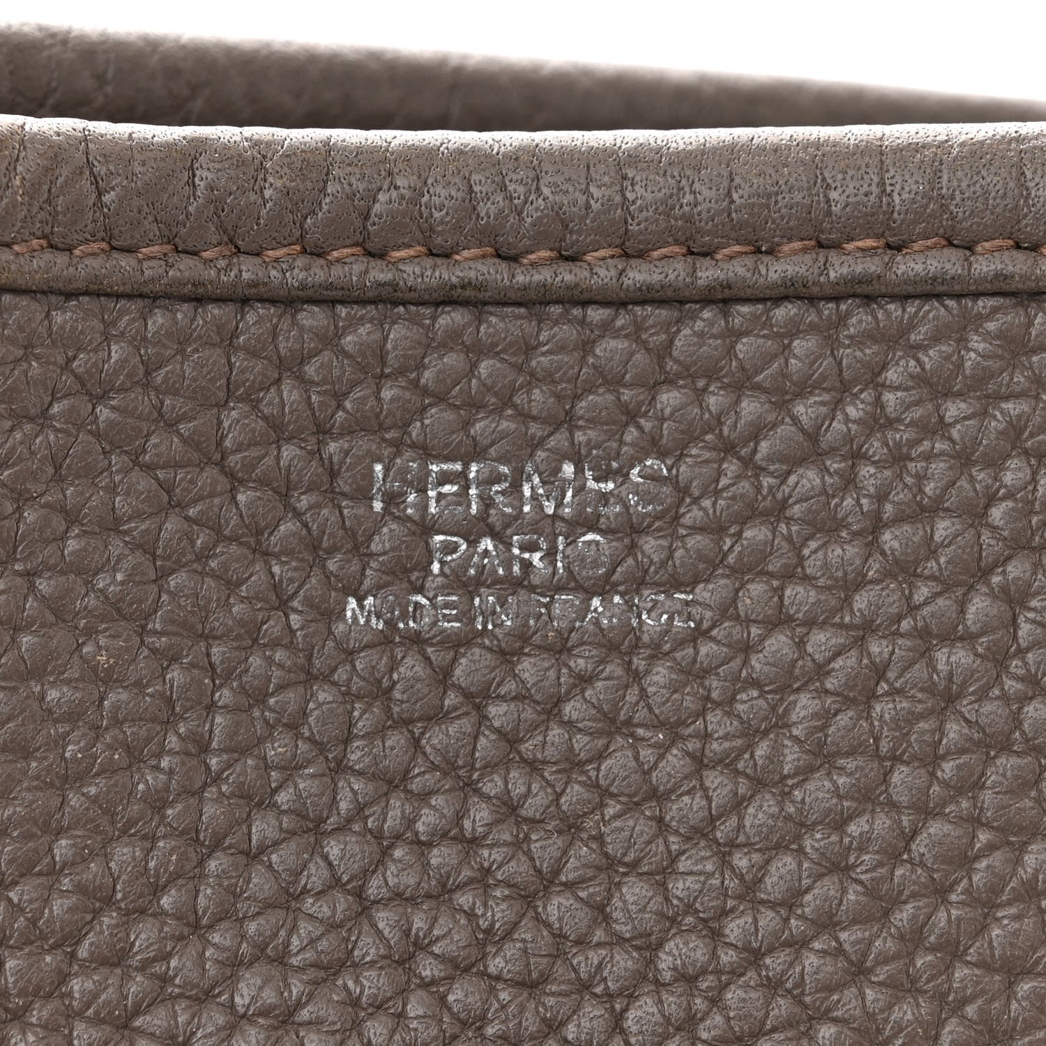 Hermes Taurillon Clemence Evelyne III PM Etain 6 of 13