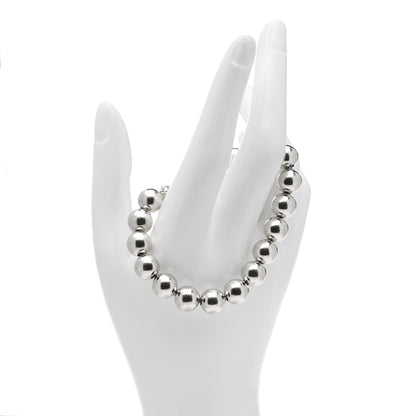 Tiffany Sterling Silver 10mm HardWear Ball Bracelet 2 of 5