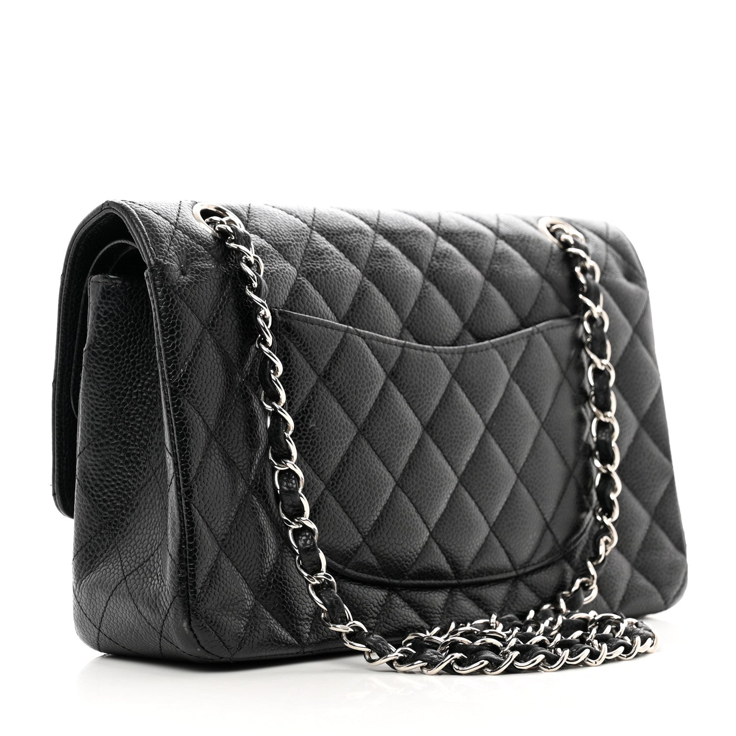 Chanel Caviar Quilted Medium Double Flap Black 3 of 11