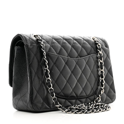 Chanel Caviar Quilted Medium Double Flap Black 3 of 11
