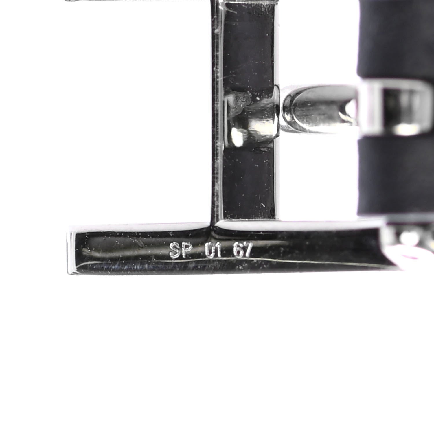 Hermes Chamonix Tadelakt Behapi Double Tour Reversible Bracelet T3 Black Fauve 5 of 5
