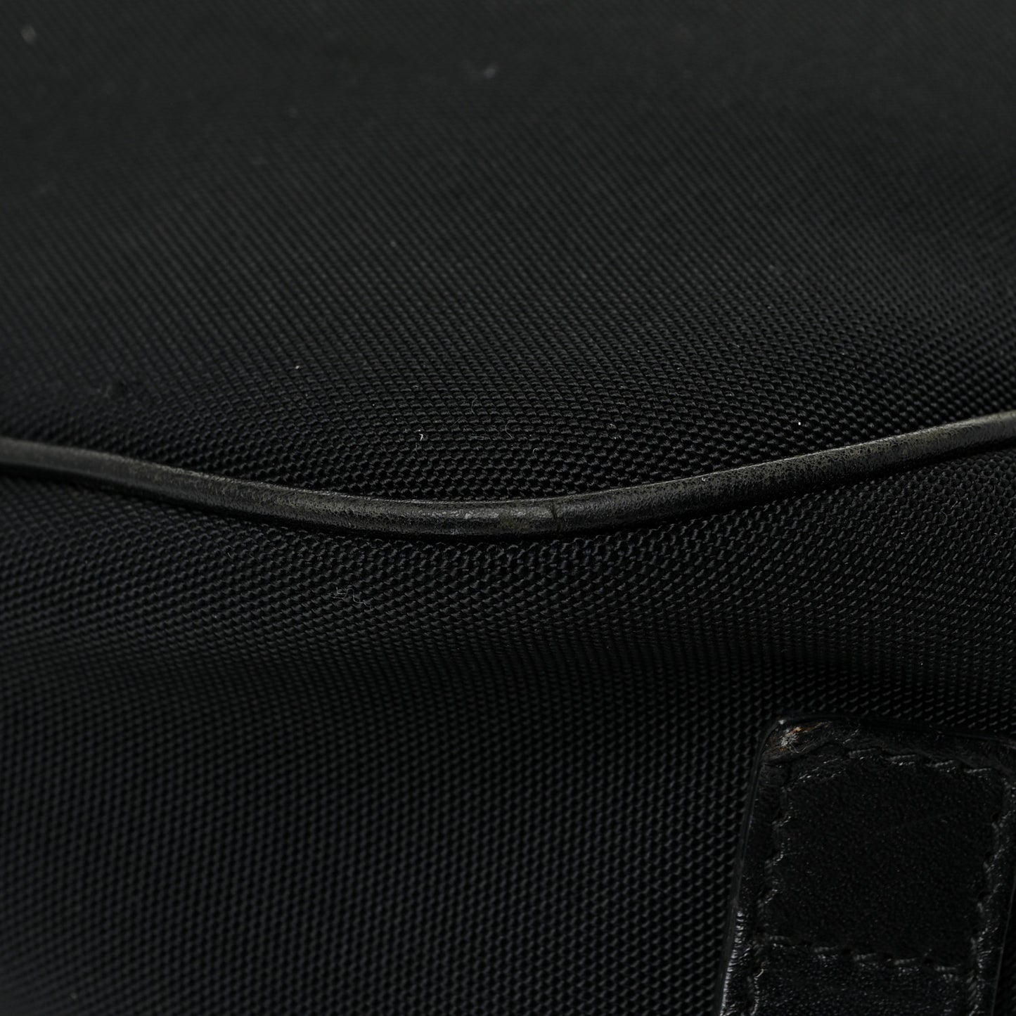 Canvas Messenger Bag Black